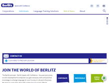 Tablet Screenshot of berlitz-jo.com